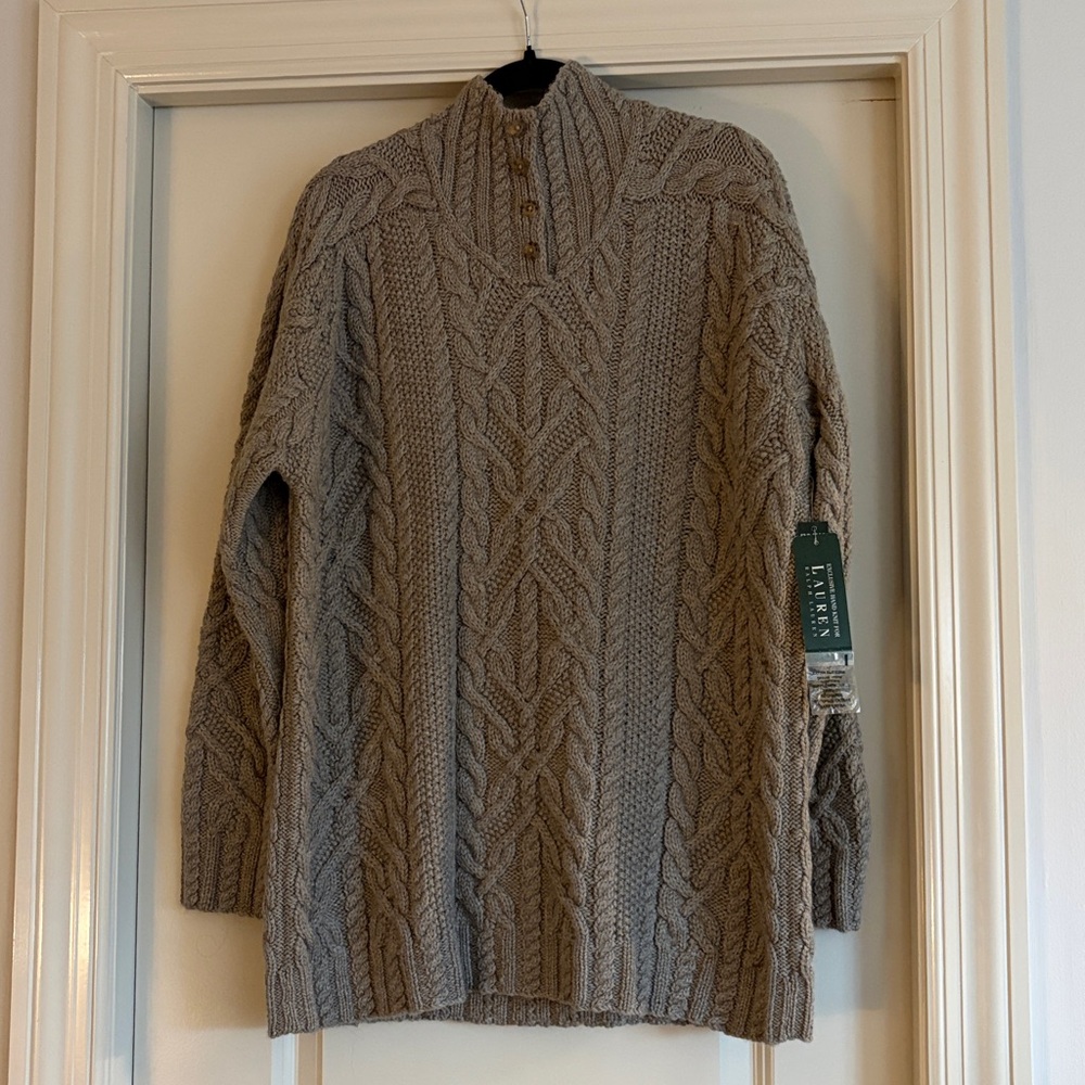 Vtg Lauren Ralph Lauren Worsted Wool Sweater
